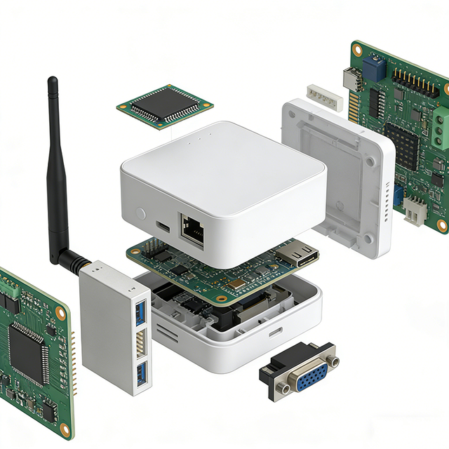 Electronic Engineering Smart Home Hub Zigbee Gateway Automation System Controller Housing IoT Electronics Instrument