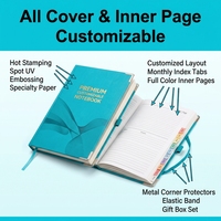 Libreta de Notas A5 con Logotipo OEM Personalizado, Diario Promocional Personalizado, Agenda, Papelería en Blanco, Regalo