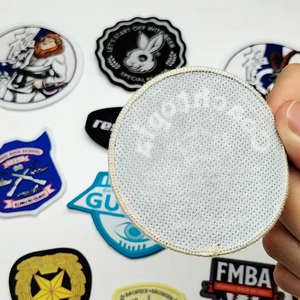 Tùy Chỉnh 3D Thêu Dệt Các Bản Vá Lỗi Phù Hiệu Có Thể Giặt Mật Độ Cao Nhà Máy Trực Tiếp Polyester Cho Quần Áo Túi Nhãn - Product Image 3