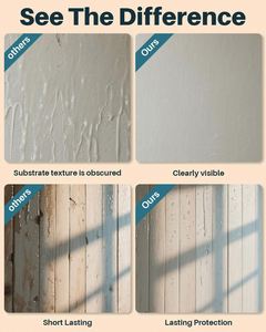 Transparent <b>Waterproof</b> <b>Rubber</b> <b>Sealant</b> 35oz <b>Liquid</b> Eco-Friendly Coating for Roofs Walls Bathrooms Kitchens Indoor/Outdoor Use - Product Image 4