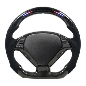 Volante Deportivo de Cuero y Fibra de Carbono de Lujo TDD de 4 Radios para Infiniti G35/G37 Coupé Sedán 2004-2007 - Product Image 1