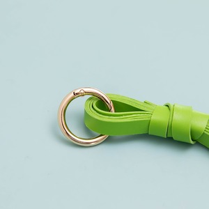 Creative Handmade Simulation Picking Golden Osmanthus Blossoms Bag Decoration Pu Leather Flower <b>Keychain</b> Flower Charms - Product Image 3