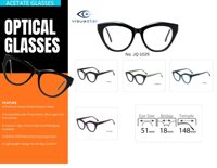 Montures de lunettes optiques œil-de-chat en acétate pour femmes, montures de vue tendance, OEM ODM, logo personnalisé