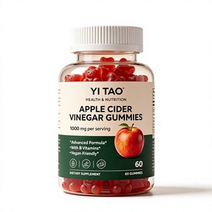 Gummies au vinaigre de cidre de pomme OEM/ODM avec vitamines B, compatibles végétaliens, stimulent le métabolisme, favorisent la gestion du poids, soutiennent la digestion, complément alimentaire - Product Image 1