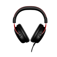 Headset HyperX Cloud 2 Red Over-Ear Berkabel dengan Mikrofon Terpasang untuk Gaming Desktop dan Pertunjukan DJ