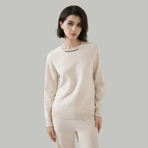 High Quality Luxury Women's Clothing Ladies Clothes 100% Pure Cashmere Sweaters Boutique Garment Supplier