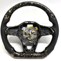 Volant en fibre de carbone forgé pour VW/Volkswagen Golf 8 MK8 Passat Touareg Tiguan Polo GTD MK7 MK6 R-Line CC Jetta