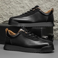 Baskets décontractées à lacets pour hommes de haute qualité, design italien tendance, nouveau style polyvalent, chaussures de sport à semelle épaisse en EVA et PU