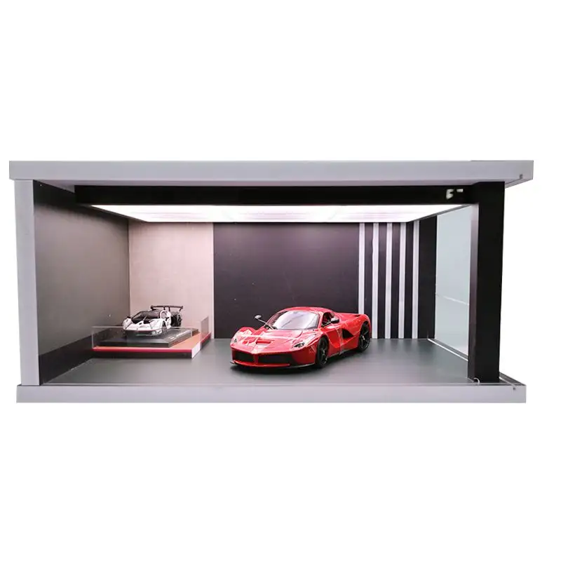 1:18 car model alloy car model storage scene showroom car model peripheral custom size LOGO design