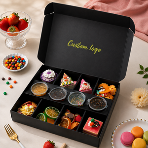 Servicio Integral <span class=keywords><strong>de</strong></span> Embalaje Personalizado para Galletas, Pasteles Vascos, Donuts, Postres y Bocadillos <span class=keywords><strong>de</strong></span> Panadería: Set <span class=keywords><strong>de</strong></span> Cajas y Bolsas <span class=keywords><strong>de</strong></span> Papel Cilíndricas y Cuadradas para Llevar - Product Image 2