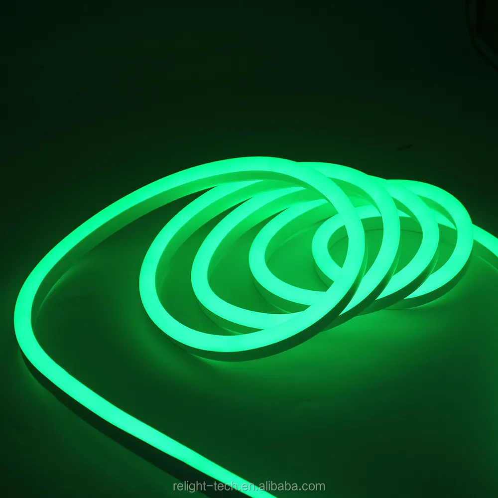 Lampu Led Neon Tali Badan Silikon Desain Sirkuit dan Pencahayaan Rgb Dmx Kustom 12V Lampu Strip Led Dekorasi Tahan Air