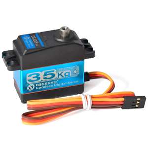Servo DS DS3225 35kg/25kg Couple élevé Sans noyau Numérique 5-7.4V 50-333Hz Acier inoxydable SG Étanche Robotique RC Voiture Buggy Bateau Drone - Product Image 2