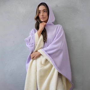 New Good Quality Cloak Hoodie Punk Loose Men Sweatshirt Casual With <b>Hat</b> Solid Color Cloak Top Autumn and Winter - Product Image 6