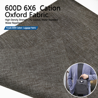 Sac d'ordinateur de haute qualité en tissu Oxford cationique 6x6 avec revêtement PU anti-éclaboussures, sac de transport professionnel