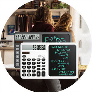 Calculadora Científica de Doble Potencia con Bloc de Escritura LCD, Pizarra Digital Reutilizable, Herramienta de Aprendizaje para Estudiantes de Oficina y Contabilidad - Product Image 6