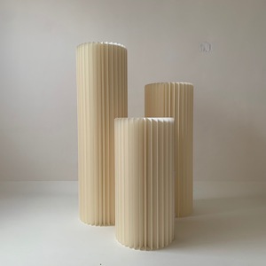 Moderna festa romantica di fidanzamento palloncino di carta tavolo da Dessert matrimonio oggetti di scena pieghevoli Origami colonna romana - Product Image 5