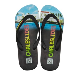 Chanclas con Estampado Tie-Dye y Logotipo Personalizado al por Mayor, Sandalias de Playa de Verano para Hombre y Mujer, Suela de PE Suave Antideslizante, Directo de Fábrica, OEM al por Mayor - Product Image 3