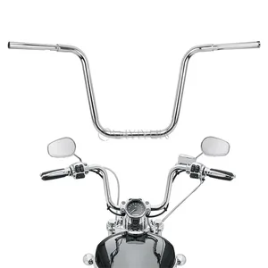 Universal Motorcycle Retro 25ミリメートル1 "HandlebarためHarley Sportster 1200 883 DynaツーリングChopper Bobber For Honda Yamaha Suzuki