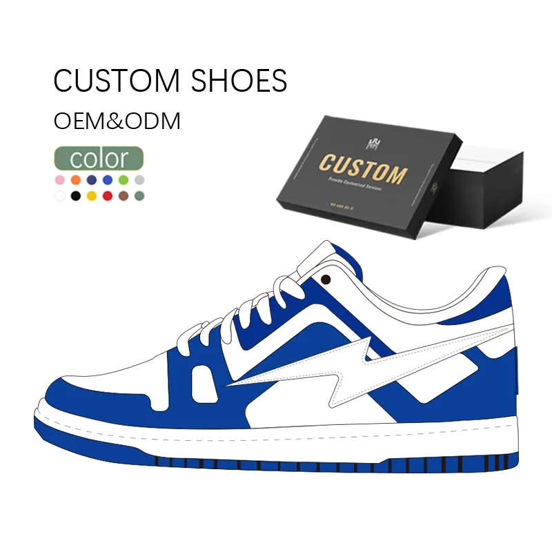 2023 Shoes Manufacturers Original Custom Logo Genuine Leather SB Low Sneakers Design Skateboard Men Shoes OEM Walking Style Shoe