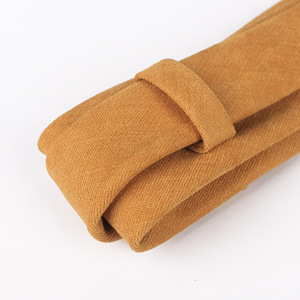 Solid Color 6cm Width <strong>Tie</strong> <strong>Sage</strong> <strong>Green</strong> Caramel Colour Slim Cotton Neckties for Wedding <strong>Tie</strong> Neck <strong>Ties</strong> for Men - Product Image 3