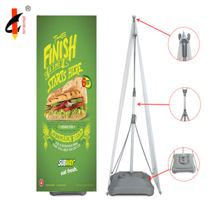 <span class=keywords><strong>Doble</strong></span> ajustable lado del tanque de agua publicidad x <span class=keywords><strong>banner</strong></span> de pie - Product Image 1