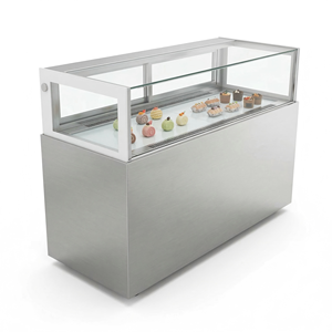 Vitrina Refrigerada Comercial de Vidrio para Pasteles, Exhibidor de Panadería con Enfriamiento por Ventilador, Gabinete Refrigerado para <span class=keywords><strong>Pastelería</strong></span>, Cafetería y Tienda de Postres - Product Image 5