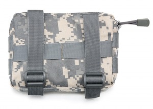 Accessoires de camping et d'alpinisme, pochette tactique durable en nylon Molle, pochette administrative horizontale, petit sac à outils EDC - Product Image 5