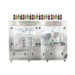 Best Factory Soda Bottle Filling Machine Price Carbonated Drink Filling Capping Line