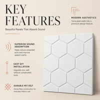 Panneaux en feutre 3D modernes et minimalistes pour la décoration murale de la chambre à coucher, du salon, du canapé, du bureau à domicile, de l'hôtel