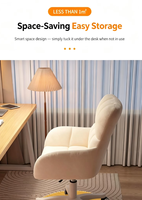 Fauteuil de détente en tissu confortable pour la maison et la chambre - Design moderne, portable avec pieds en métal et rembourrage en éponge