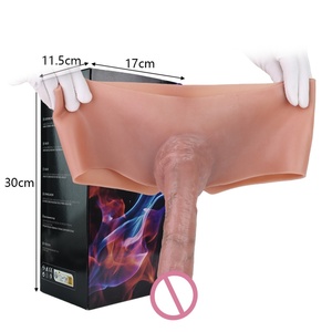 8.8 Inch Realistic Hollow Feeling Silicone Skin <b>Dildo</b> Pants Soft Penis Sleeve for Couples Strapon Sex Toys Men Panties Lesbian - Product Image 5