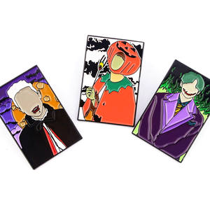 Campione gratuito personalizzato Glitter morbido smalto duro distintivo in metallo dorato Logo Kpop simpatico animale spilla da bavero - Product Image 1