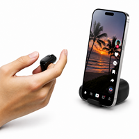 Télécommande sans fil pour selfie, déclencheur BT, défileur pour téléphone, trépied, streaming en direct, enregistrement vidéo, kit de création de contenu pour vlog