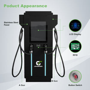 Estación <span class=keywords><strong>de</strong></span> Carga Rápida para Vehículos Eléctricos <span class=keywords><strong>de</strong></span> Corriente Continua, 60kW 120kW 180kW 240kW 320kW, Dos Conectores CCS1 CCS2 GB/T, Cargador para Vehículos Eléctricos <span class=keywords><strong>de</strong></span> <span class=keywords><strong>Uso</strong></span> Comercial - Product Image 2