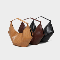 Échantillon Gratuit, Logo Personnalisé, Vente en Gros, Sac à Main en Cuir Véritable pour Femmes, Sac à Main à Poignée Supérieure, Sac à Bandoulière de Luxe Tissé à la Main