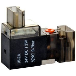 Chaussettes de haute qualité Valve de machine à tricoter fermeture normale 3/2 voies en plastique Micro électrovanne 24V Micro électrovanne ouverte normale - Product Image 2