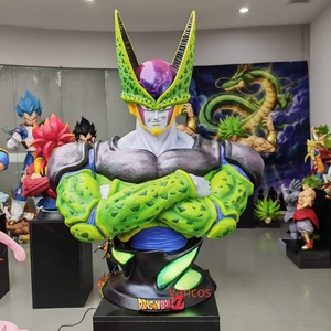 Statue Buste en Résine avec Base LED Lumineuse, Figurine Anime <span class=keywords><strong>Dragon</strong></span> <span class=keywords><strong>Ball</strong></span> <span class=keywords><strong>Z</strong></span> Peinte à la Main, Sculpture Musculaire Détaillée pour Présentation - Product Image 3
