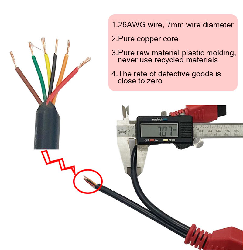 Cable Adapter for Chrysler 12+8 Programming Cable Connector for Autel High Quality