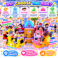 Offre Spéciale : Manège Extérieur Chevaux de Carrousel, Équipement de Jeux pour Enfants pour Parcs d'Attractions et Aires de Jeux
