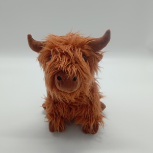 ¡Oferta! Peluche de Vaca Highland, Animal de Peluche, Tope de Puerta con Forma de Vaca para Decoración del Hogar - Product Image 1