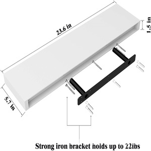Bohao Wood Products Solid Wood <b>Wall</b> Shelf Rectangle Multifunction <b>Display</b> Storage Freestanding BH-078 - Product Image 2