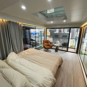 Casa Cápsula Moderna Personalizada Todo en Uno con Sistema Inteligente, Cápsula Espacial de Doble Dormitorio, Estructura de Acero Sólido Soldado, Buen <span class=keywords><strong>Precio</strong></span>, Alta Calidad - Product Image 3