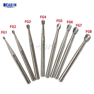 Fresas Dentales de Diamante en Caja de Cartón FG 1/2/3/4/5 0.8mm-1.6mm para Pieza de Mano de Alta Velocidad, 10 Piezas/Caja, Herramientas de Odontología - Product Image 2