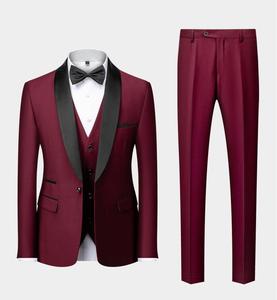 <span class=keywords><strong>Ensemble</strong></span> de costume de luxe 3 pièces pour homme, grandes tailles M-6XL, coupe ajustée, double fente, pour marié, smoking de <span class=keywords><strong>mariage</strong></span>, costumes décontractés et élégants - Product Image 1