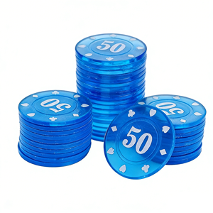 Custom Logo Durable PS <b>Poker</b> <b>Chips</b> 39mm Custom Design Casino Grade <b>Chips</b> for Texas Hold'em and Blackjack - Product Image 6