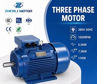 Moteur électrique AC triphasé à induction CE ISO9001 EAC CCC Série Y2 4kW 5.5kW 7.5kW 11kW B3 B5