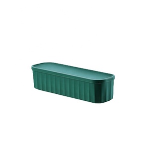 Soutien-gorge en plastique polyvalent anti-poussière pour <span class=keywords><strong>sous</strong></span>-vêtements et chaussettes Cosmétiques Tiroir de <span class=keywords><strong>bureau</strong></span> Diviseur de placard Organisateur de rangement avec couvercle - Product Image 6