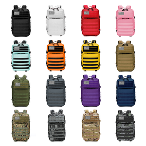 กระเป๋าเป้สะพายหลังกันน้ำแบบสั่งทำพร้อมโลโก้ ขนาด 45-50 ลิตร สำหรับเดินป่า ตั้งแคมป์  กระเป๋าเป้ยุทธวิธีสำหรับผู้ชาย ใส่แล็ปท็อปได้ ใช้ได้ทั้งออกกำลังกายและท่องเที่ยว - Product Image 3