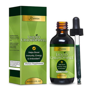 Gotas de Clorofila Líquida Oral en Tamaños Personalizados, Impulso de Energía, Apoyo Inmunológico, Propiedades Antioxidantes, Seguro para Mujeres Embarazadas - Product Image 2