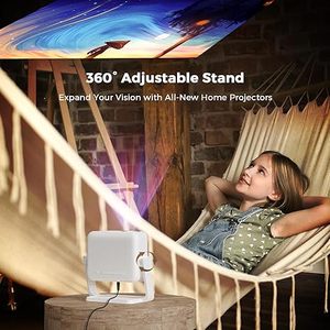 Popular Mini 5G WiFi 6 BT 1080P Proyector de teléfono inteligente compatible con soporte Proyector de películas portátil para cine en casa - Product Image 5